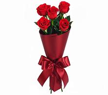 Букет 5 Красных роз Эдлесс Лав в Жостово