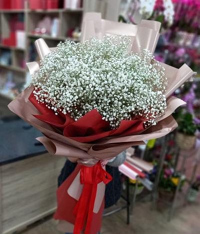 Букет цветов из: Гипсофила в Жостово