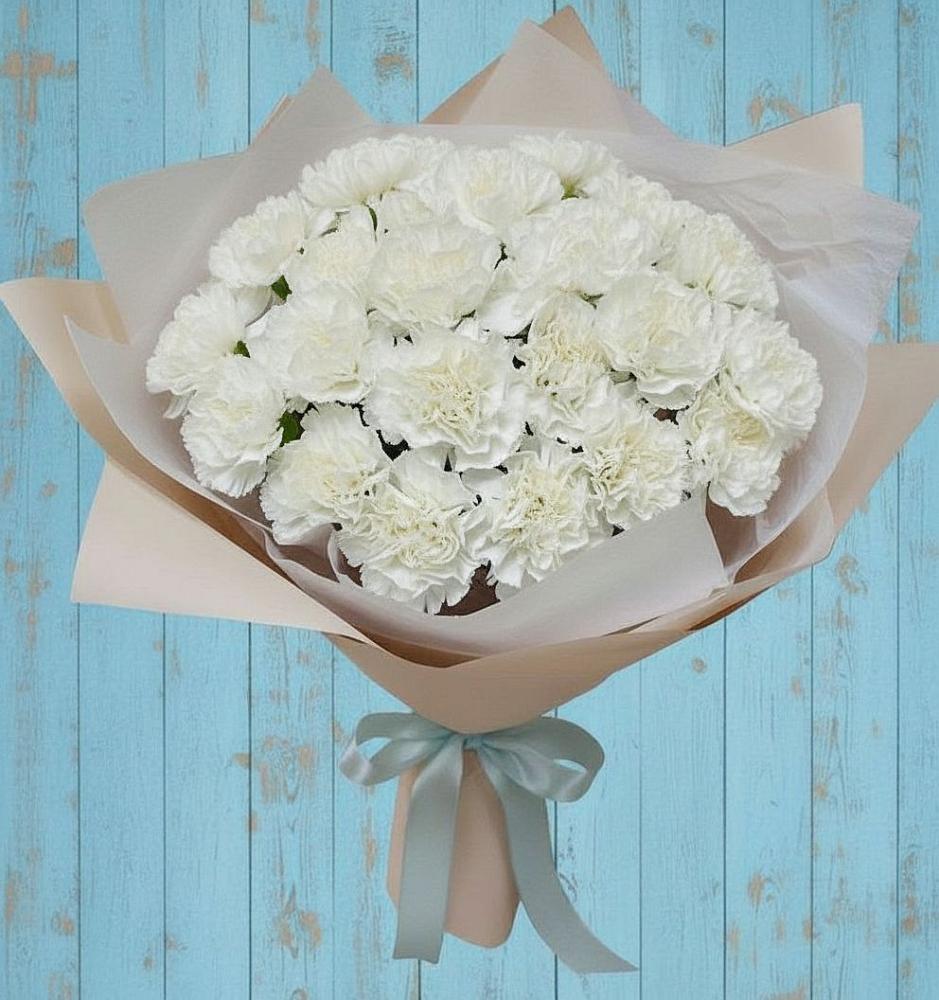 Букет цветов из: Гвоздики в Жостово