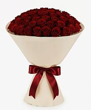 Букет 101 Бордовая роза Блэк Бакарра в Жостово