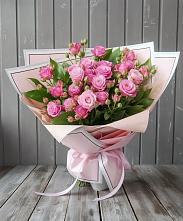 Букет Розовый кустик в Жостово
