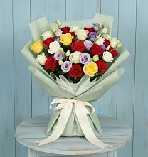 Букет цветов из:  Розы в Жостово