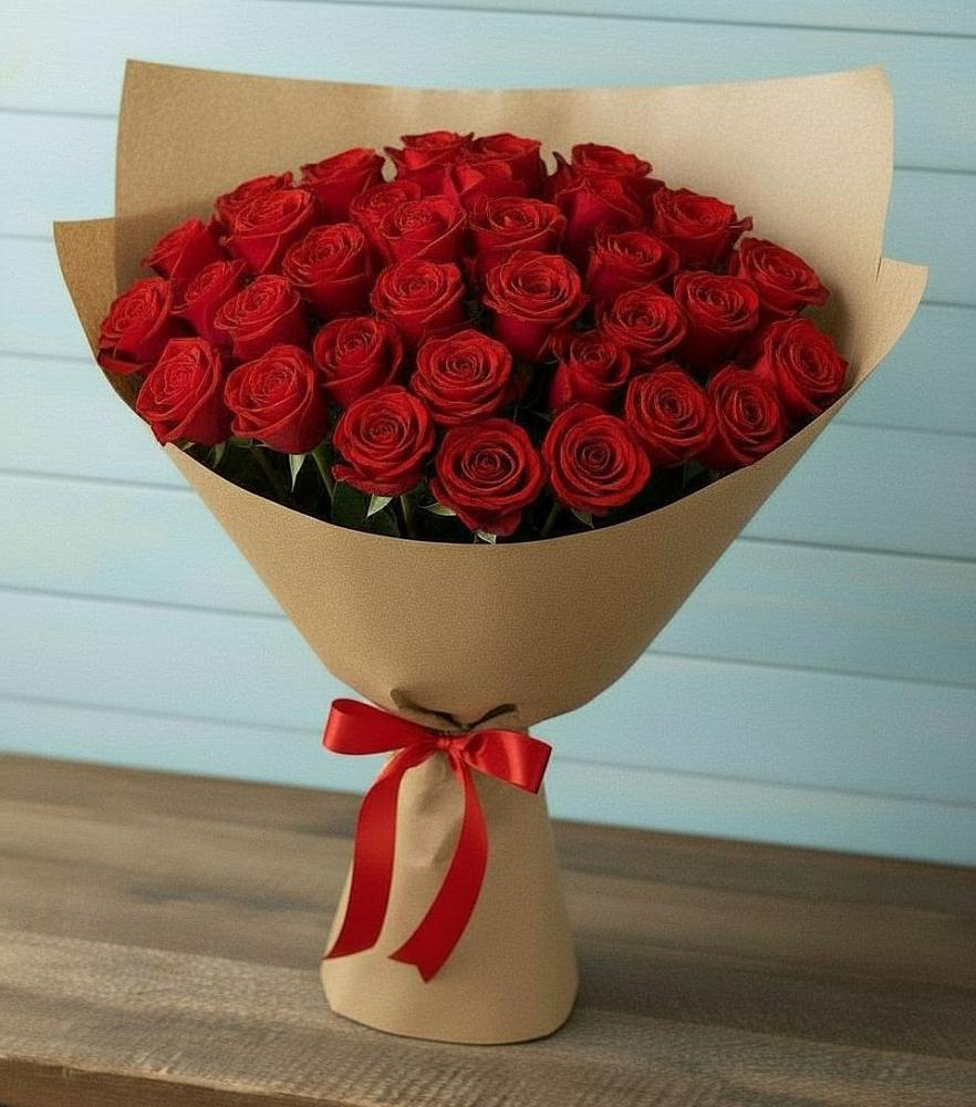 Букет Красные розы Милано в Жостово