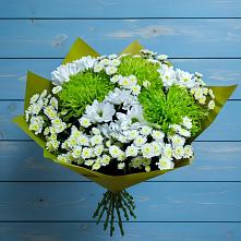 Букет цветов из:  Хризантемы #REPLACE_PRED# Жостово