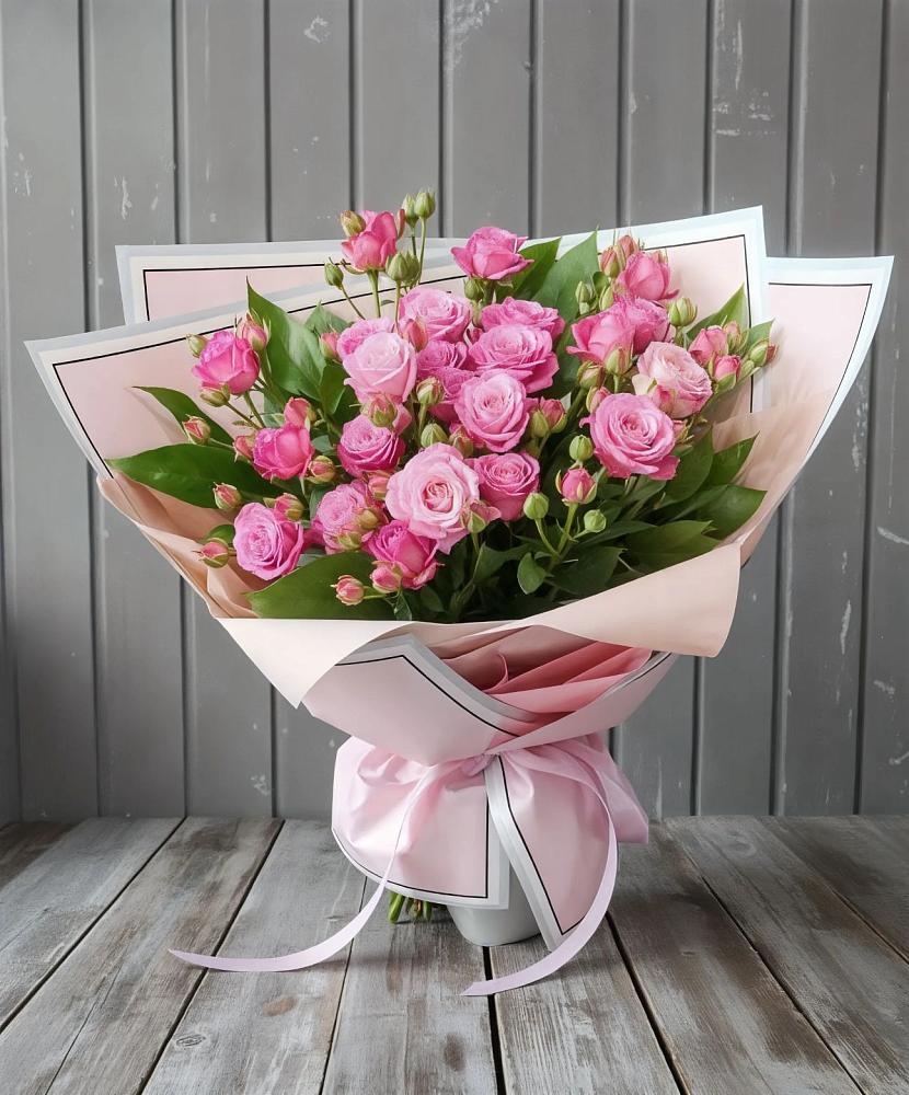 Букет Розовый кустик в Жостово