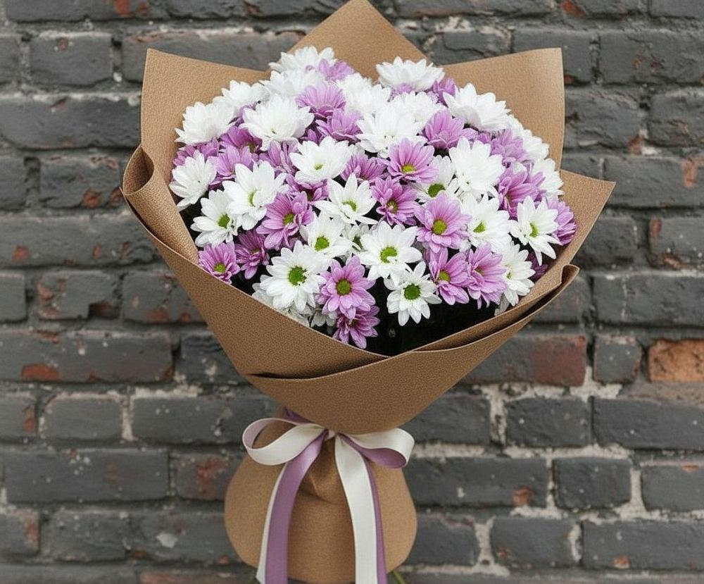 Букет цветов из: Хризантемы в Жостово