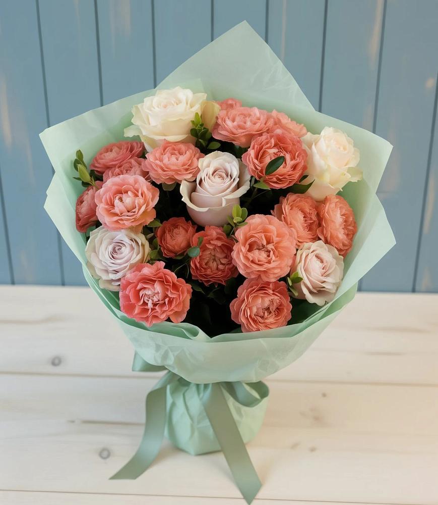 Букет цветов из: Розы в Жостово