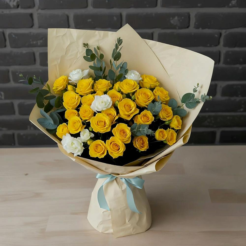 Букет цветов из: Розы в Жостово