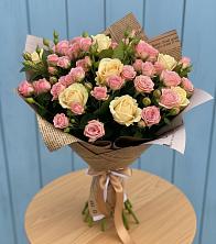 Букет цветов из:  Розы в Жостово