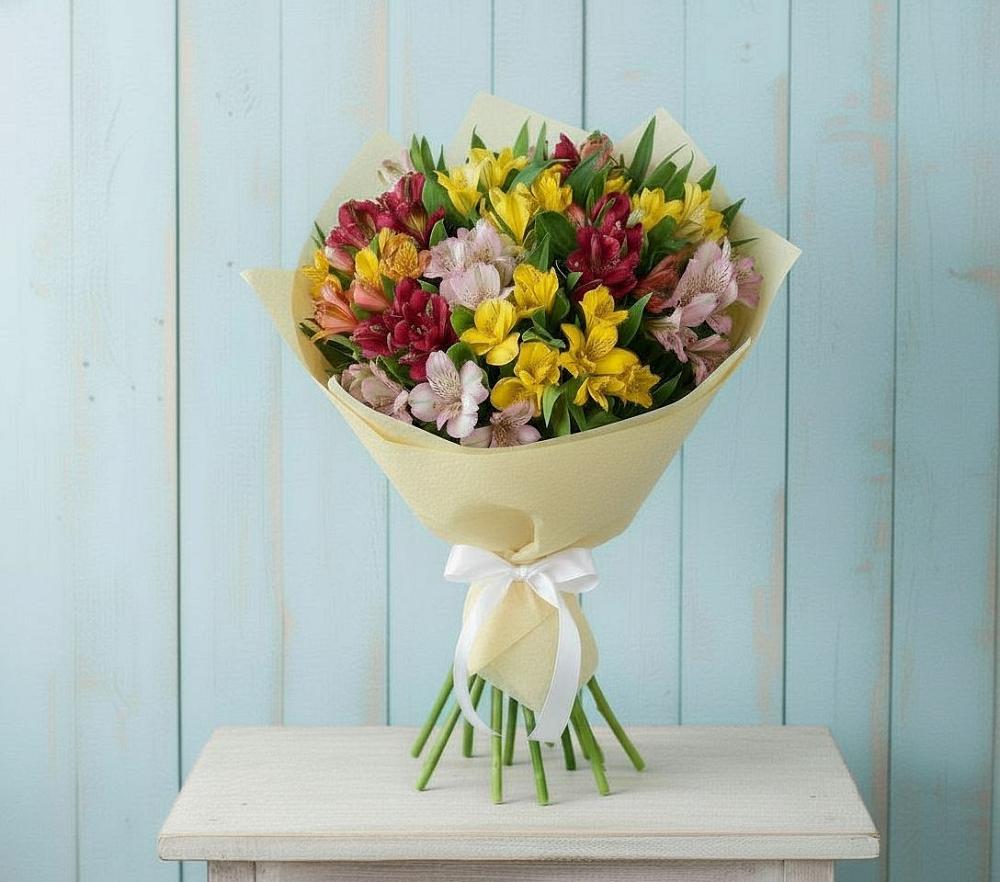 Букет цветов из: Альстромерии в Жостово