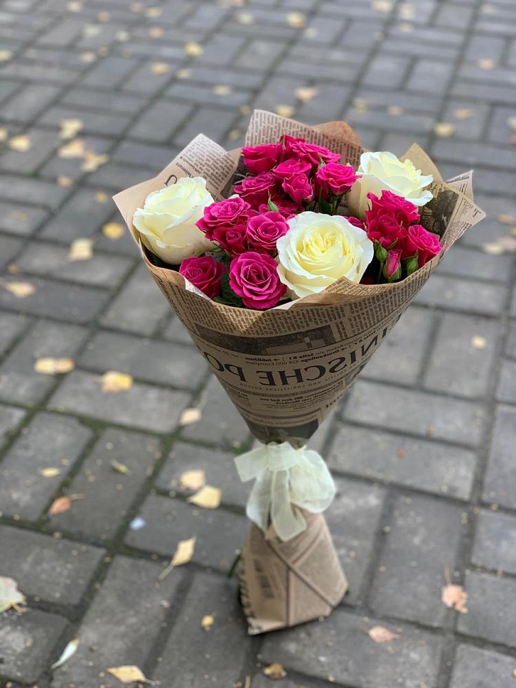 Букет цветов из: Розы в Жостово